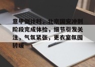 意甲倒计时，北京国安冲刺阶段完成体检，细节引发关注，气氛紧张，更衣室氛围转暖的简单介绍